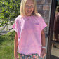 Weekend Wash Tee- Pink