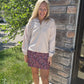 Berry Paisley Skort