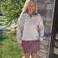 Berry Paisley Skort