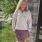 Berry Paisley Skort