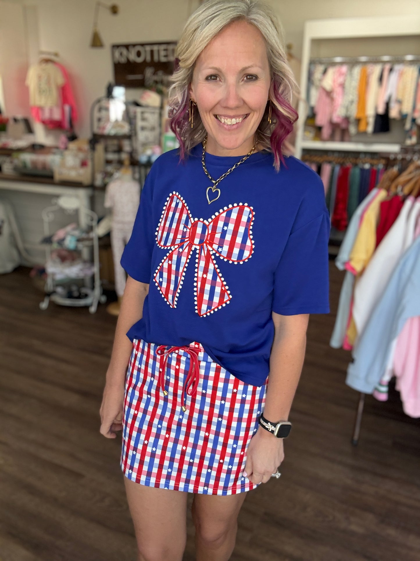 Gingham Glory  Top