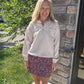 Berry Paisley Skort