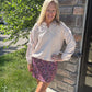 Berry Paisley Skort