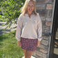 Berry Paisley Skort