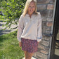 Berry Paisley Skort