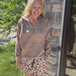 On the Go Luxe Pullover-Taupe