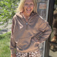 On the Go Luxe Pullover-Taupe