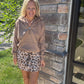Petal Spots Leopard Skort