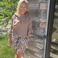 On the Go Luxe Pullover-Taupe