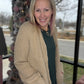 Gold Button Knit Cardigan- Mocha