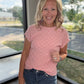 Pink Pop Textured Top
