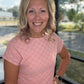 Pink Pop Textured Top