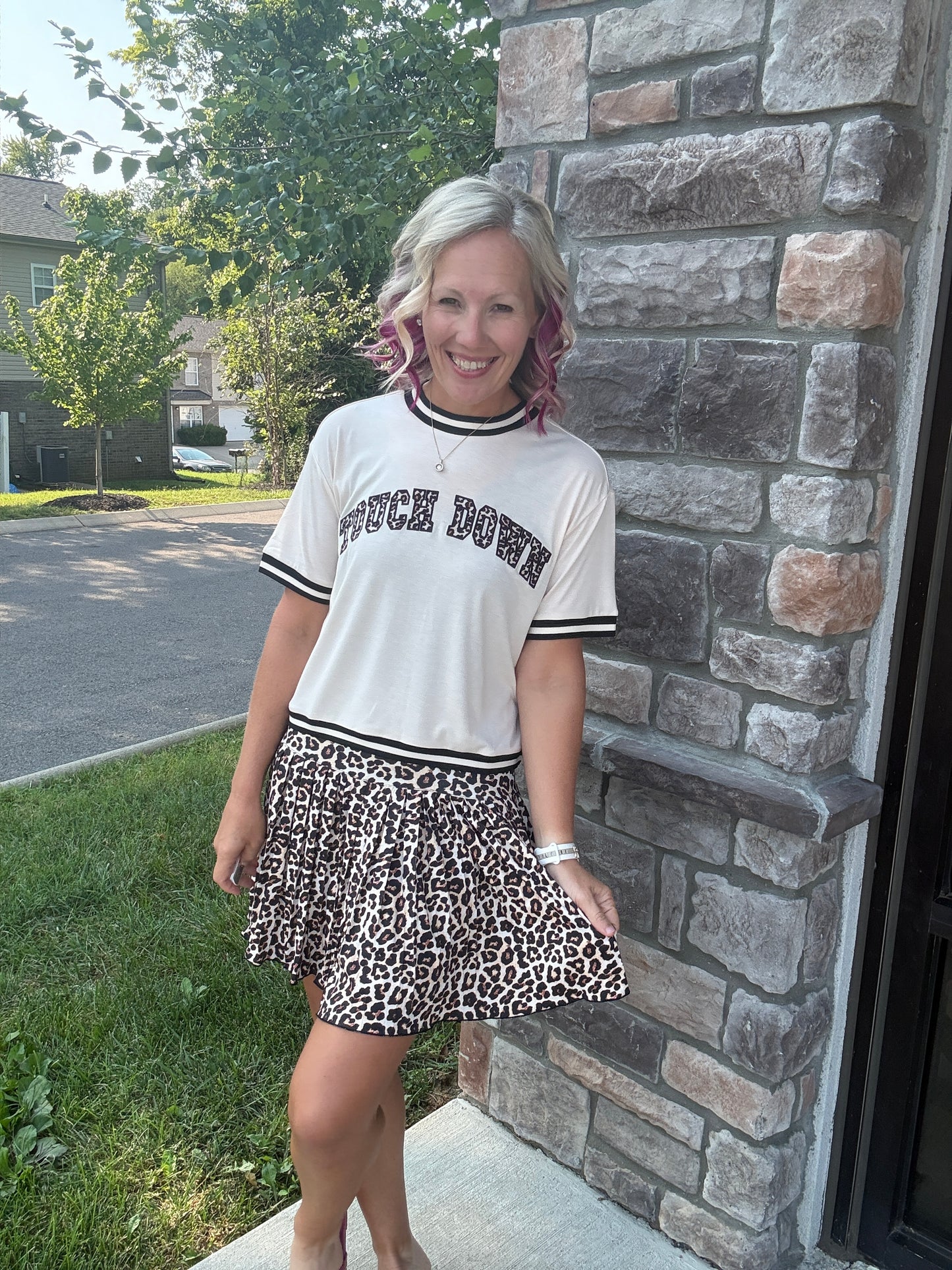 Pleated Skort- Safari Chic