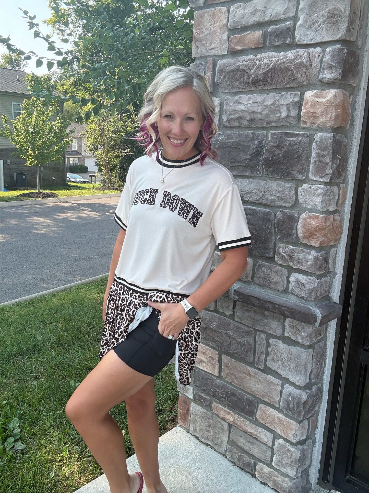 Pleated Skort- Safari Chic