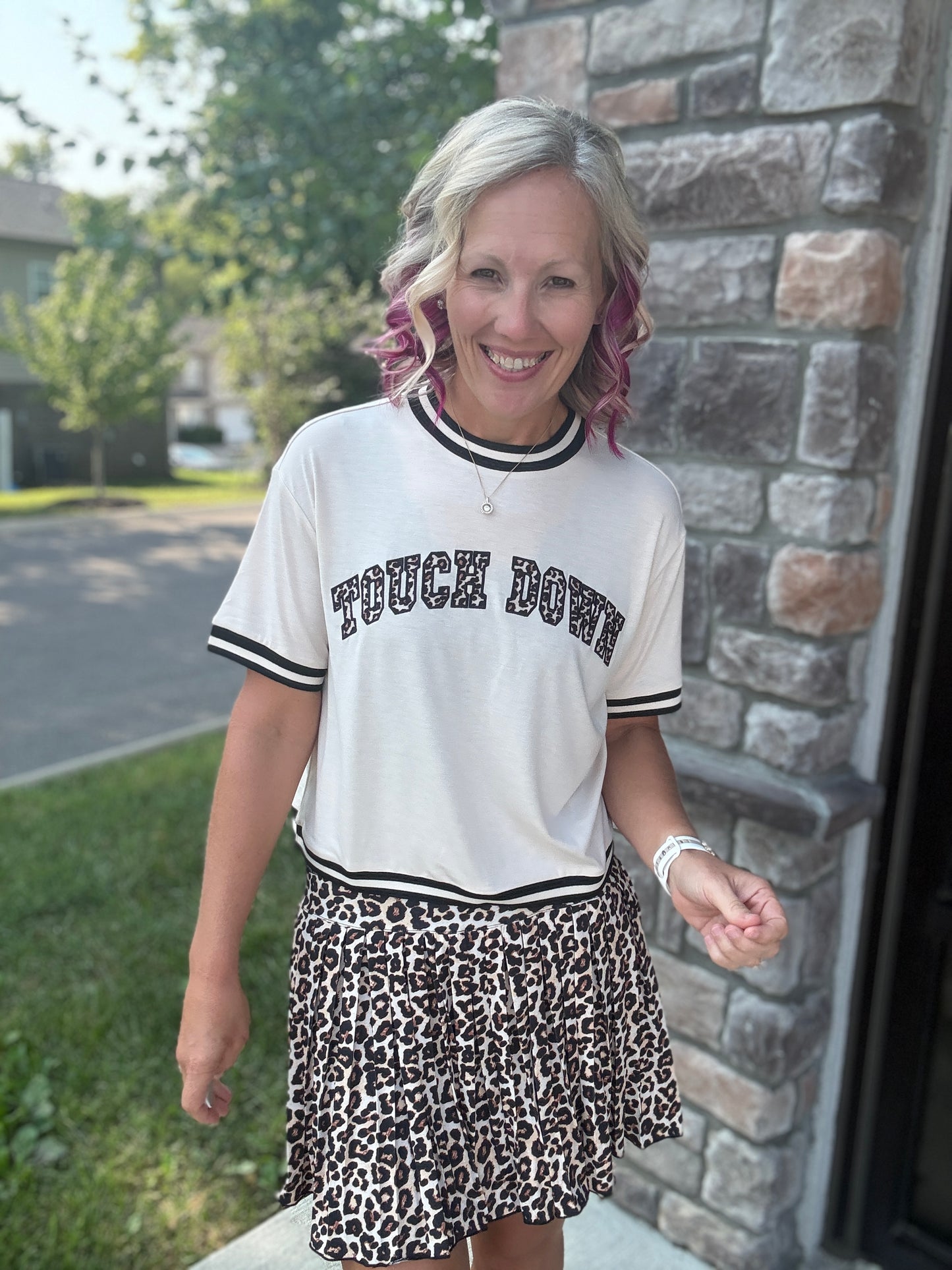 Pleated Skort- Safari Chic