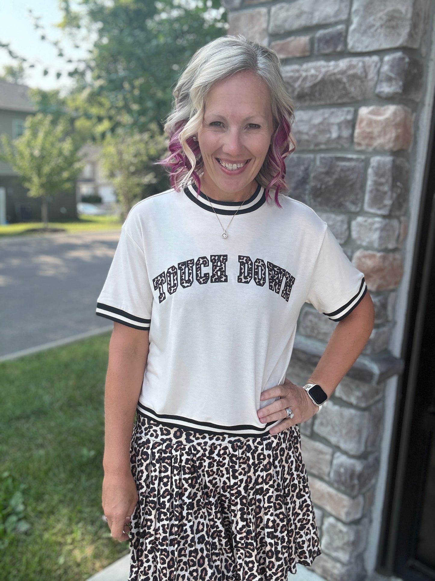 Pleated Skort- Safari Chic