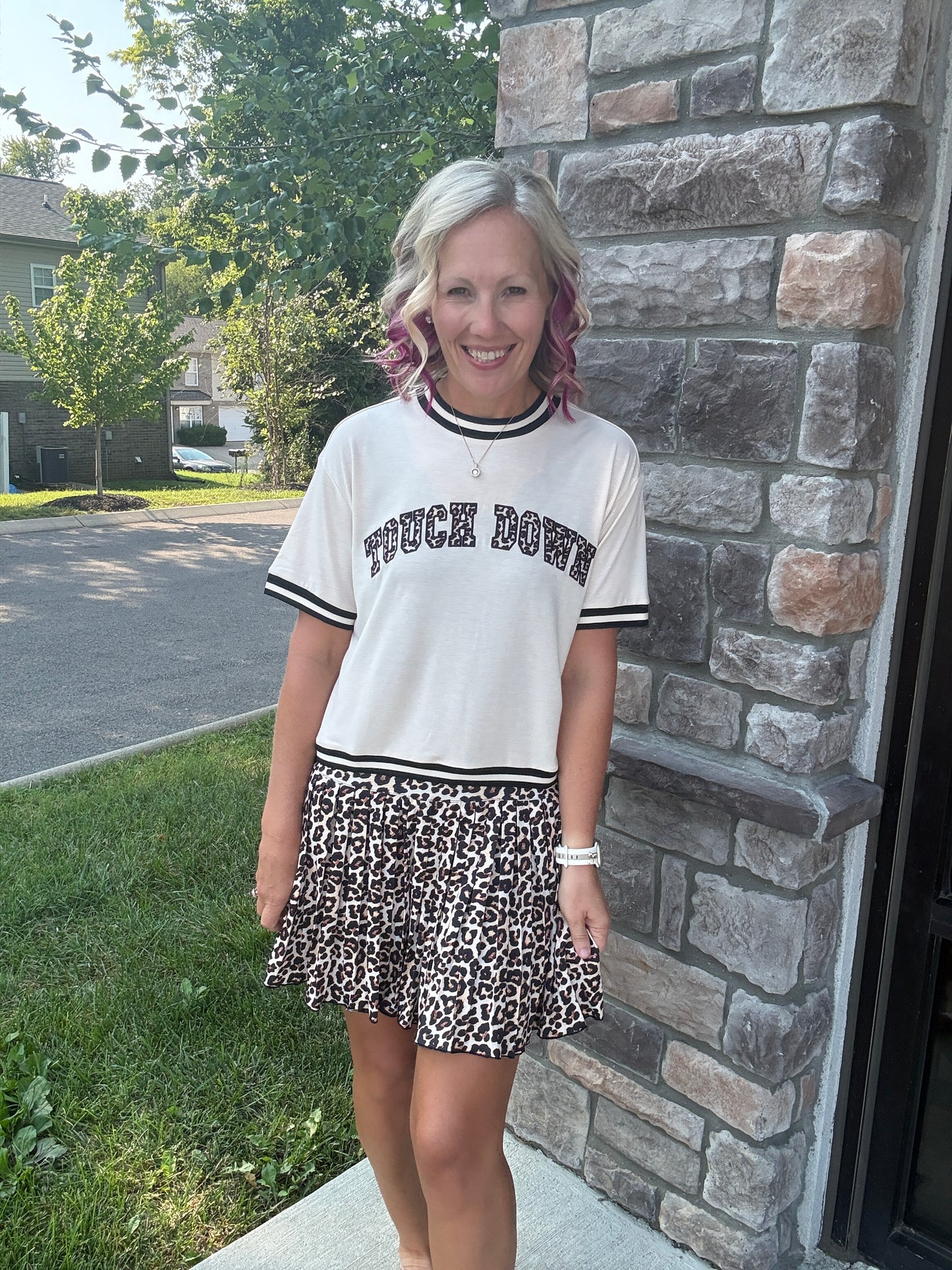Pleated Skort- Safari Chic
