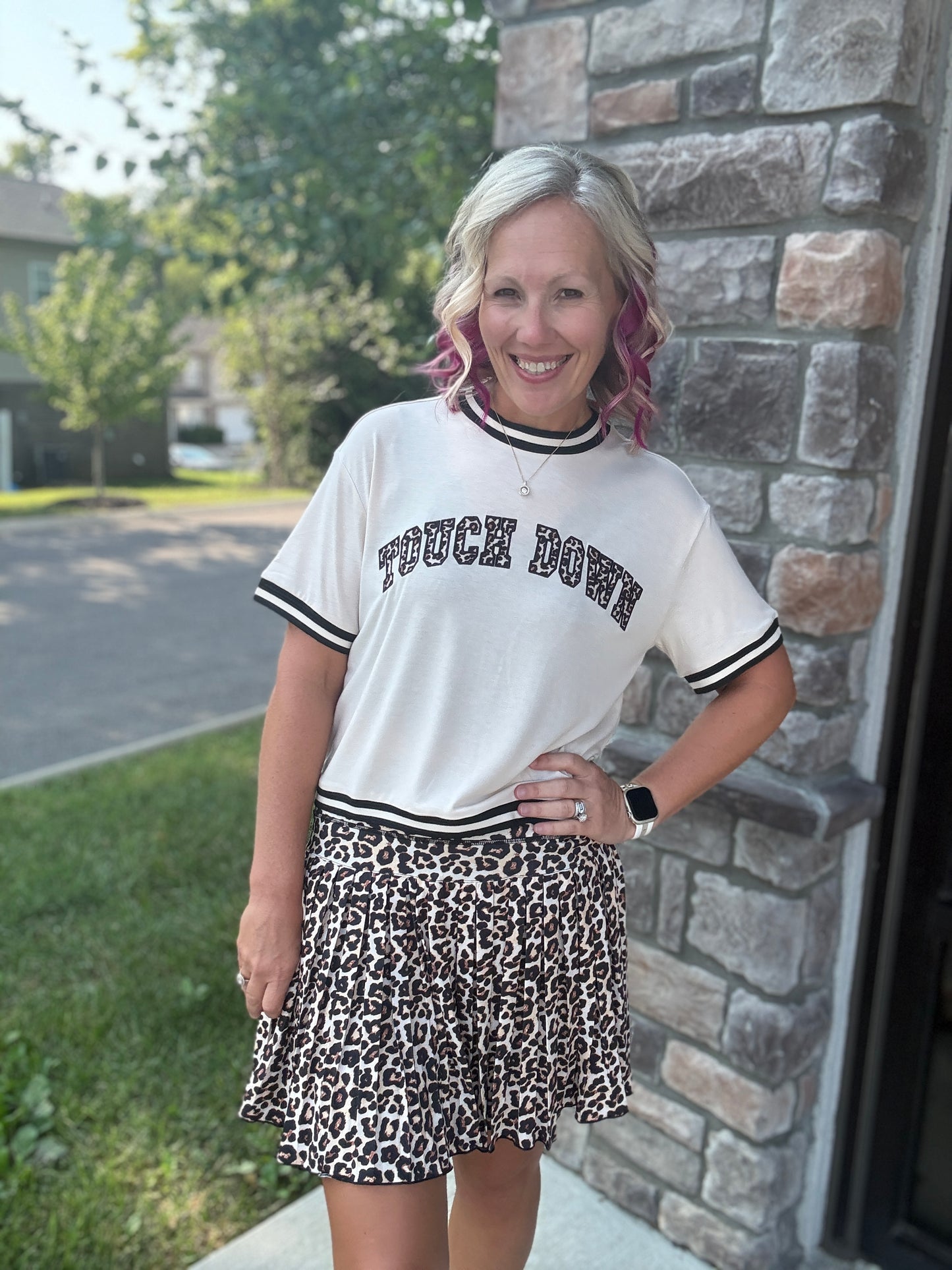 Pleated Skort- Safari Chic