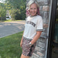 Bow Trim Boxer Shorts- Safari Chic