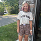 Bow Trim Boxer Shorts- Safari Chic