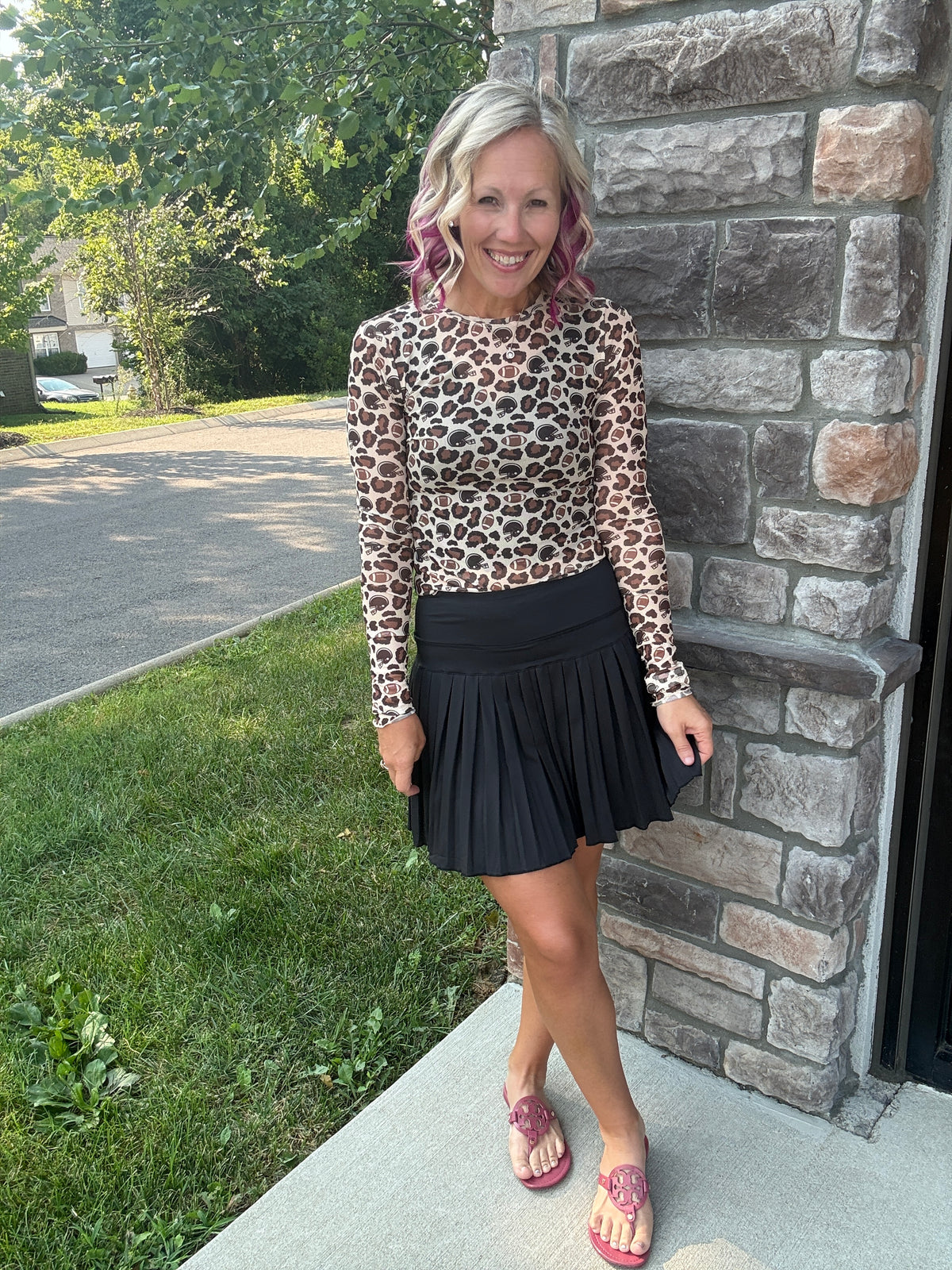 Kickoff Mesh Top