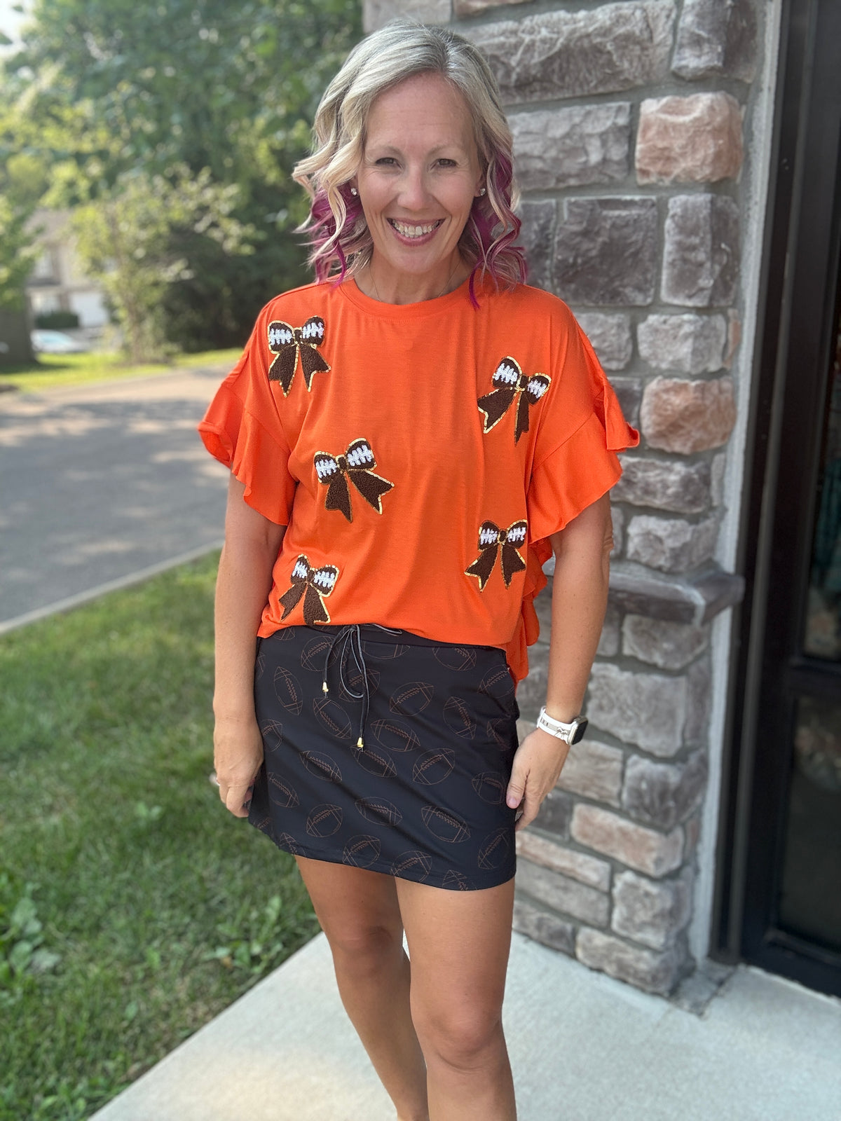 Sideline Sparkle Top