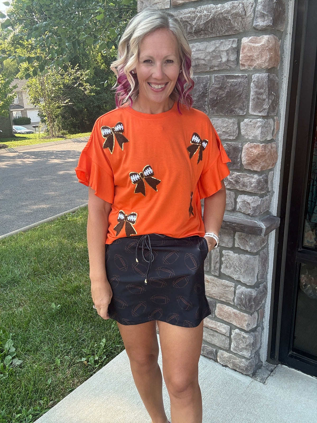 Sideline Sparkle Top