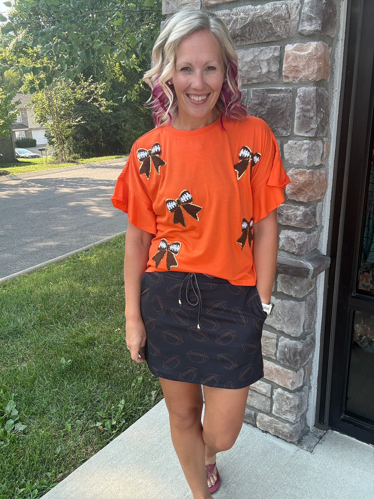 Sideline Sparkle Top