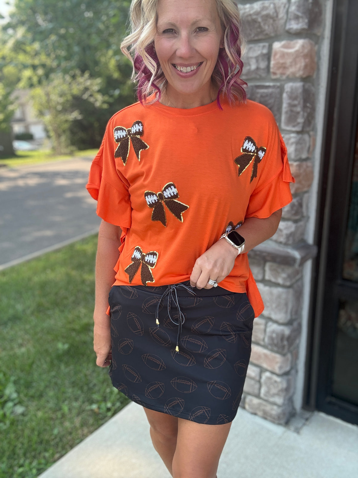 Sideline Sparkle Top