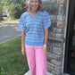 Bluebird Striped Top