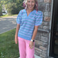 Bluebird Striped Top