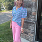 Bluebird Striped Top