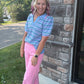 Bluebird Striped Top