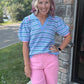 Bluebird Striped Top
