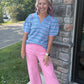 Bluebird Striped Top