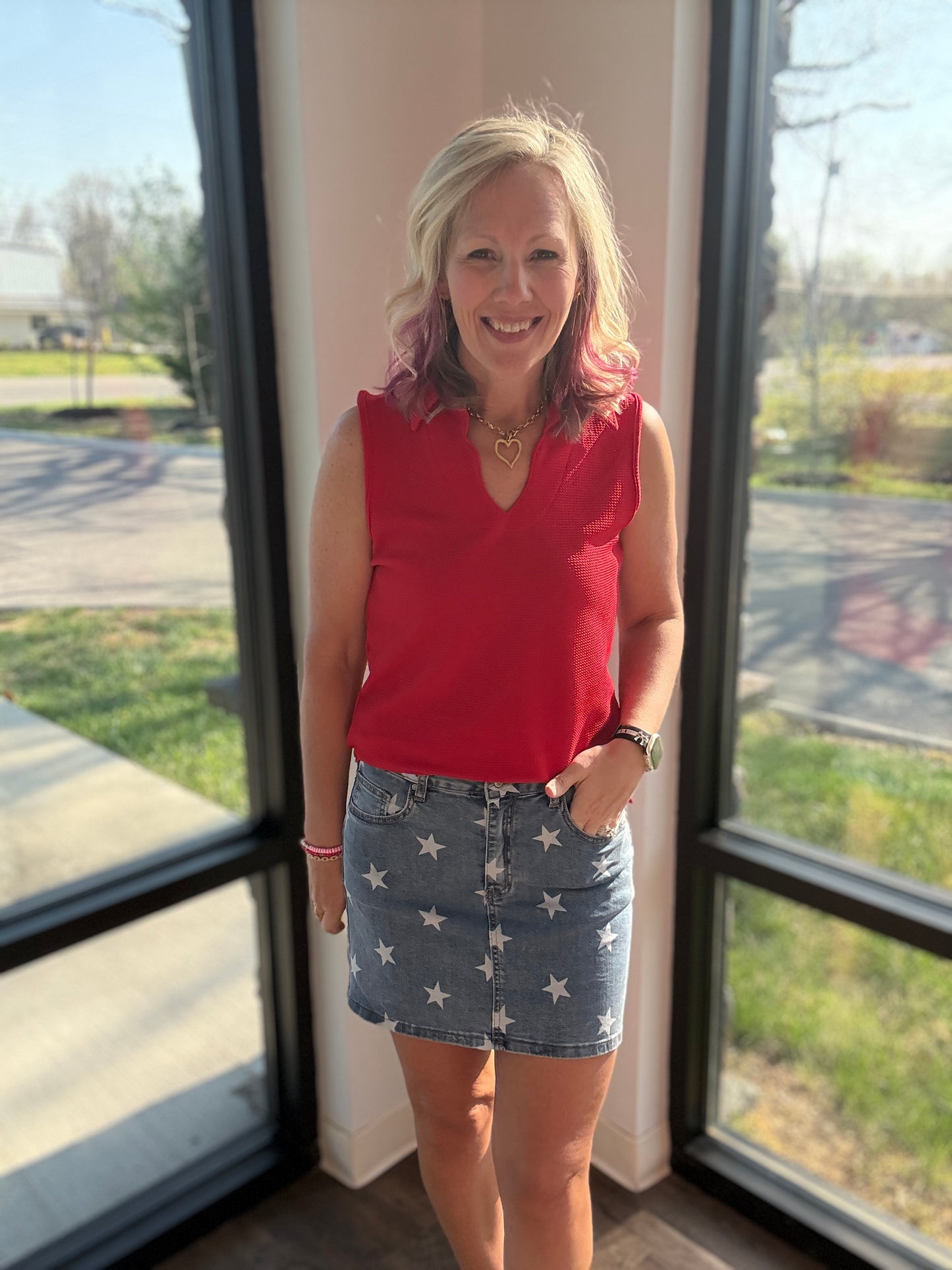 Starstruck Denim Skirt