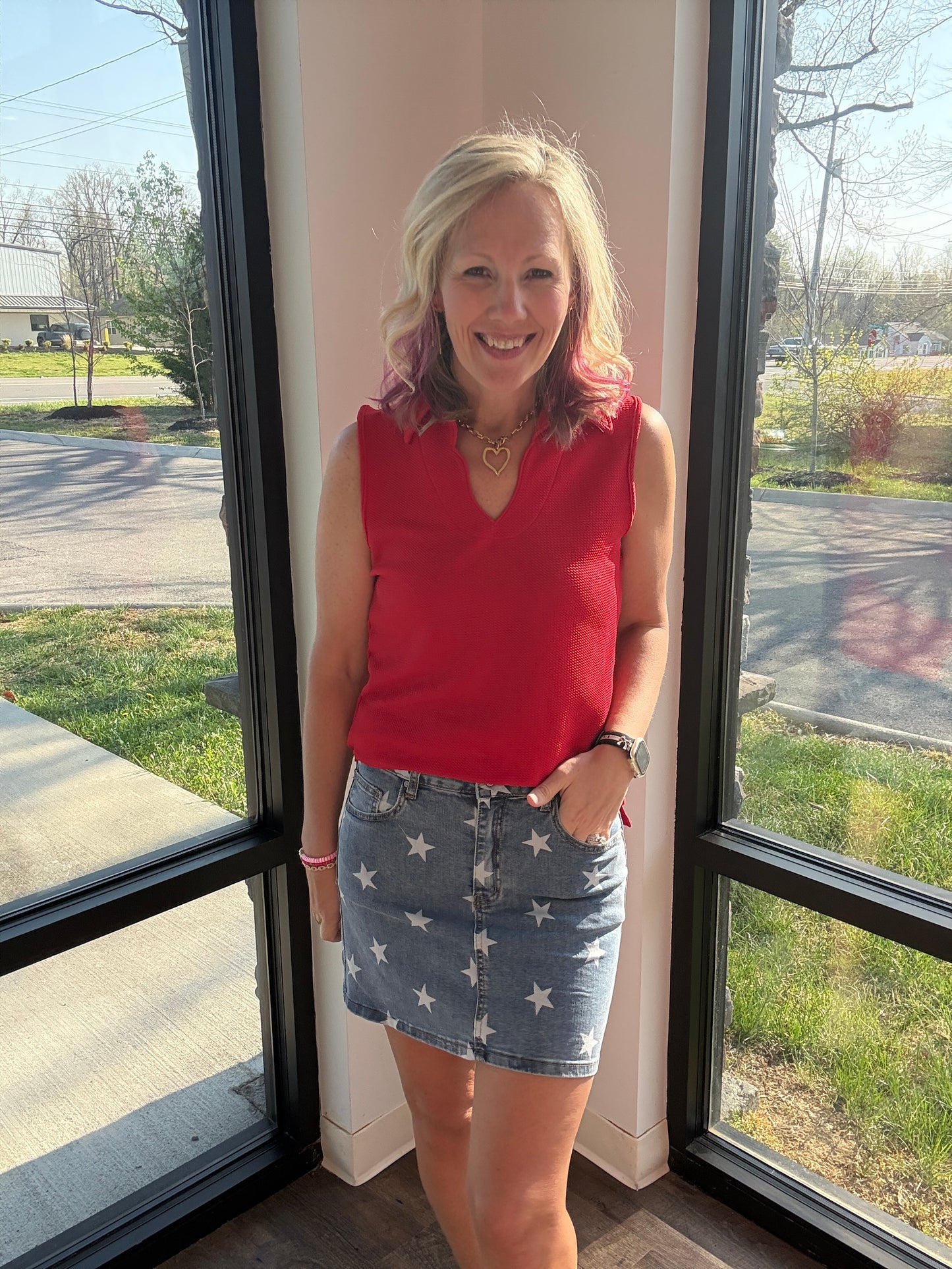 Starstruck Denim Skirt