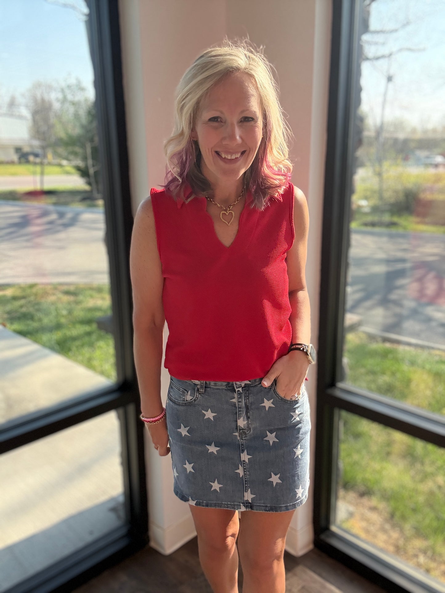 Starstruck Denim Skirt