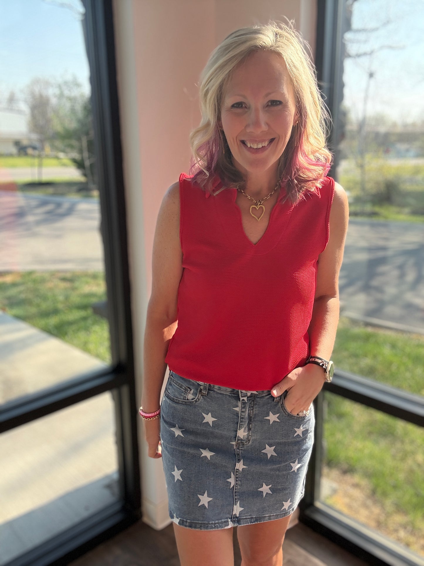 Starstruck Denim Skirt