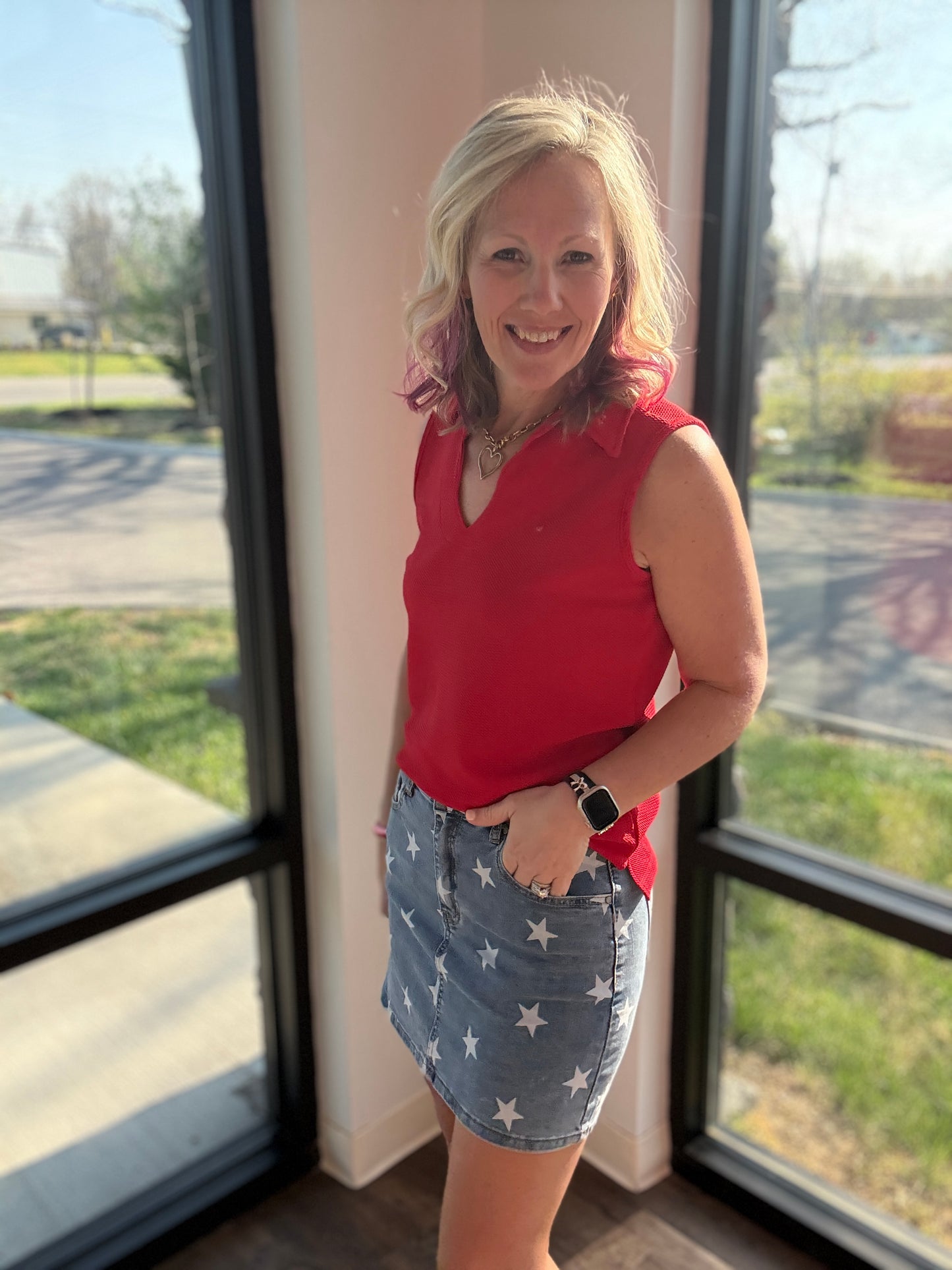 Starstruck Denim Skirt