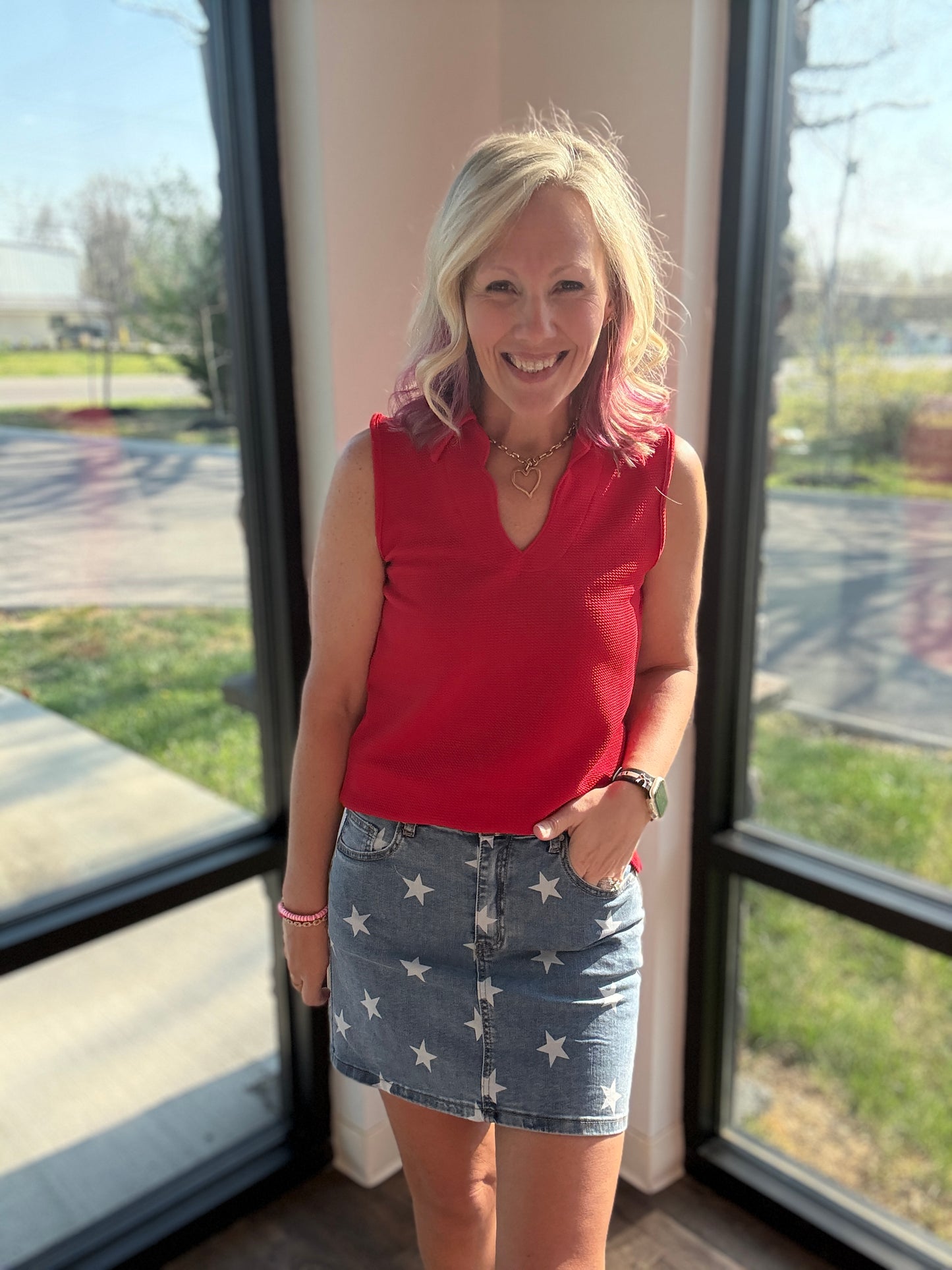 Starstruck Denim Skirt