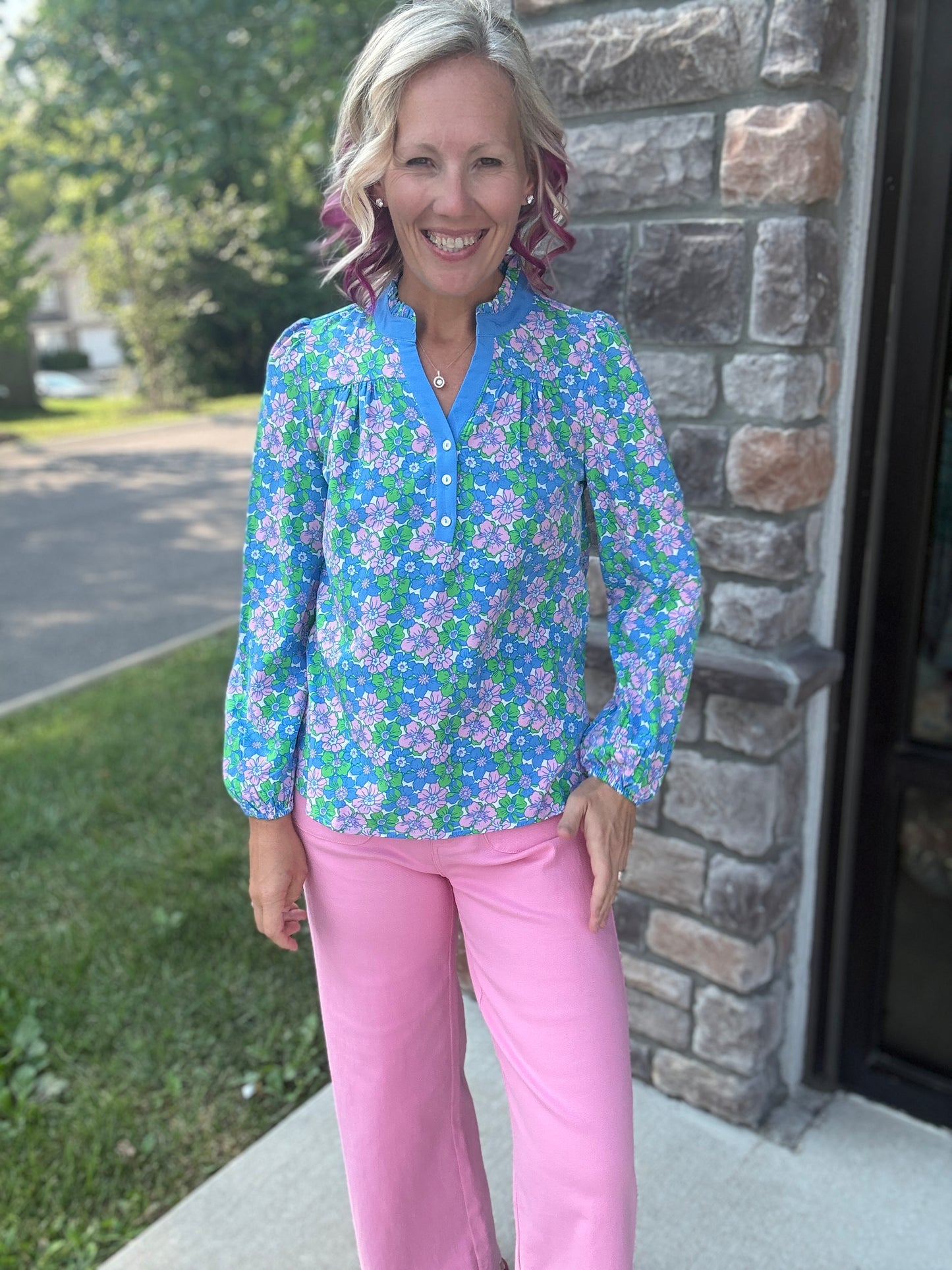 Vintage Posies Top