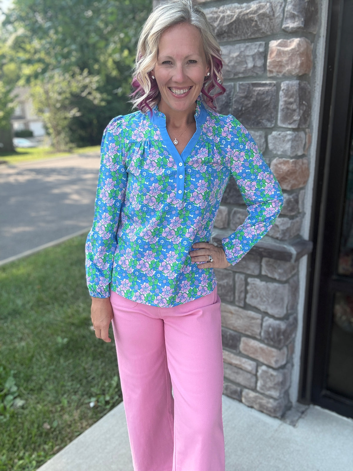 Vintage Posies Top