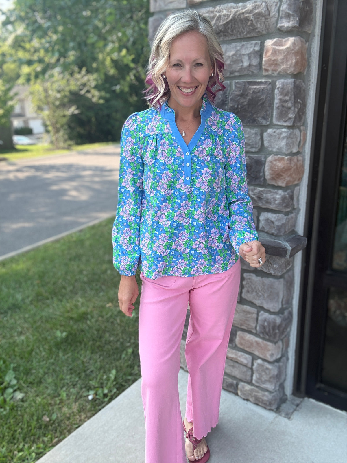 Vintage Posies Top
