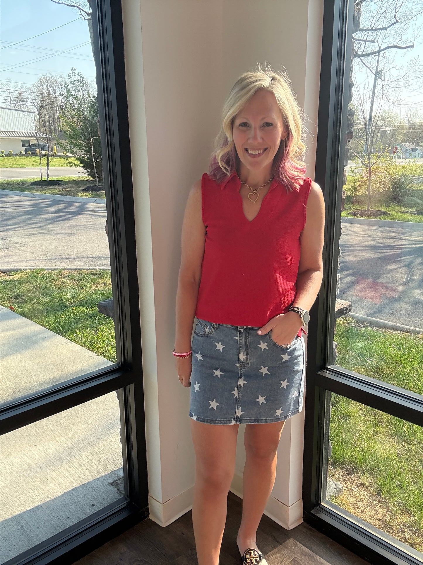 Starstruck Denim Skirt