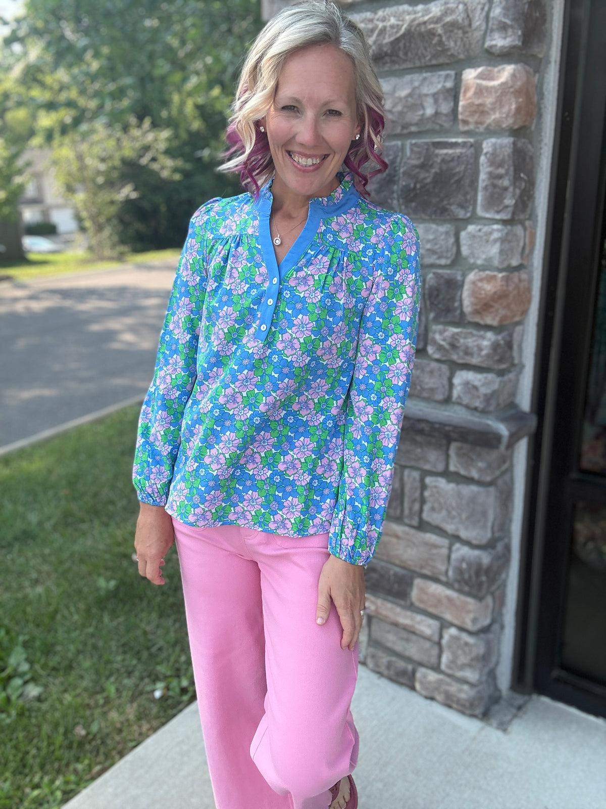 Vintage Posies Top