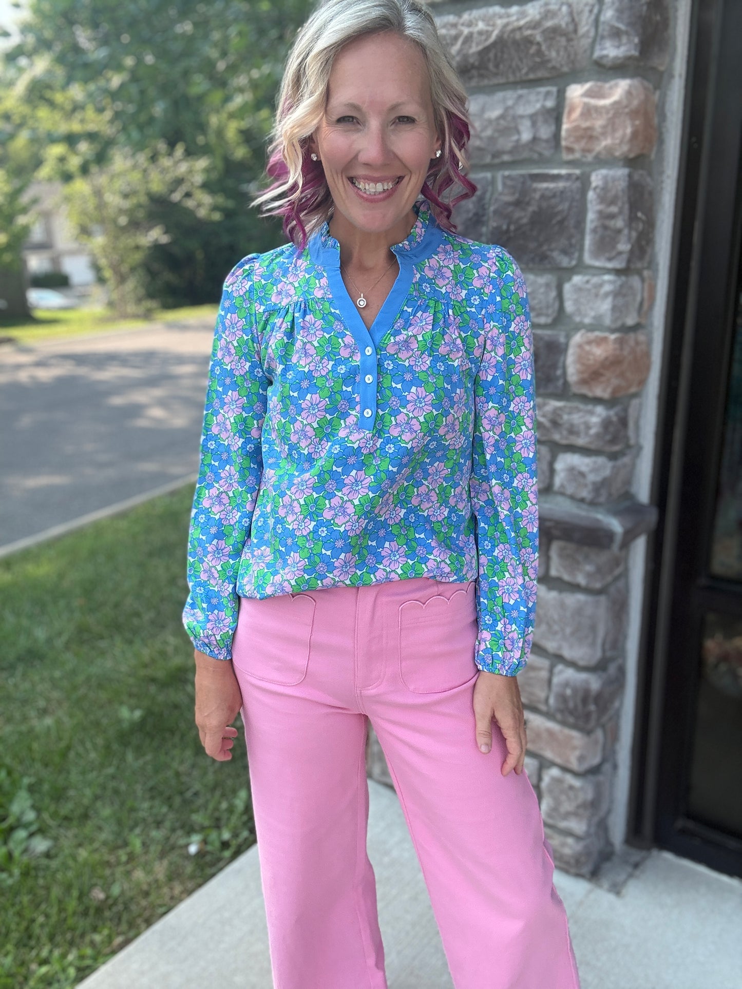 Vintage Posies Top
