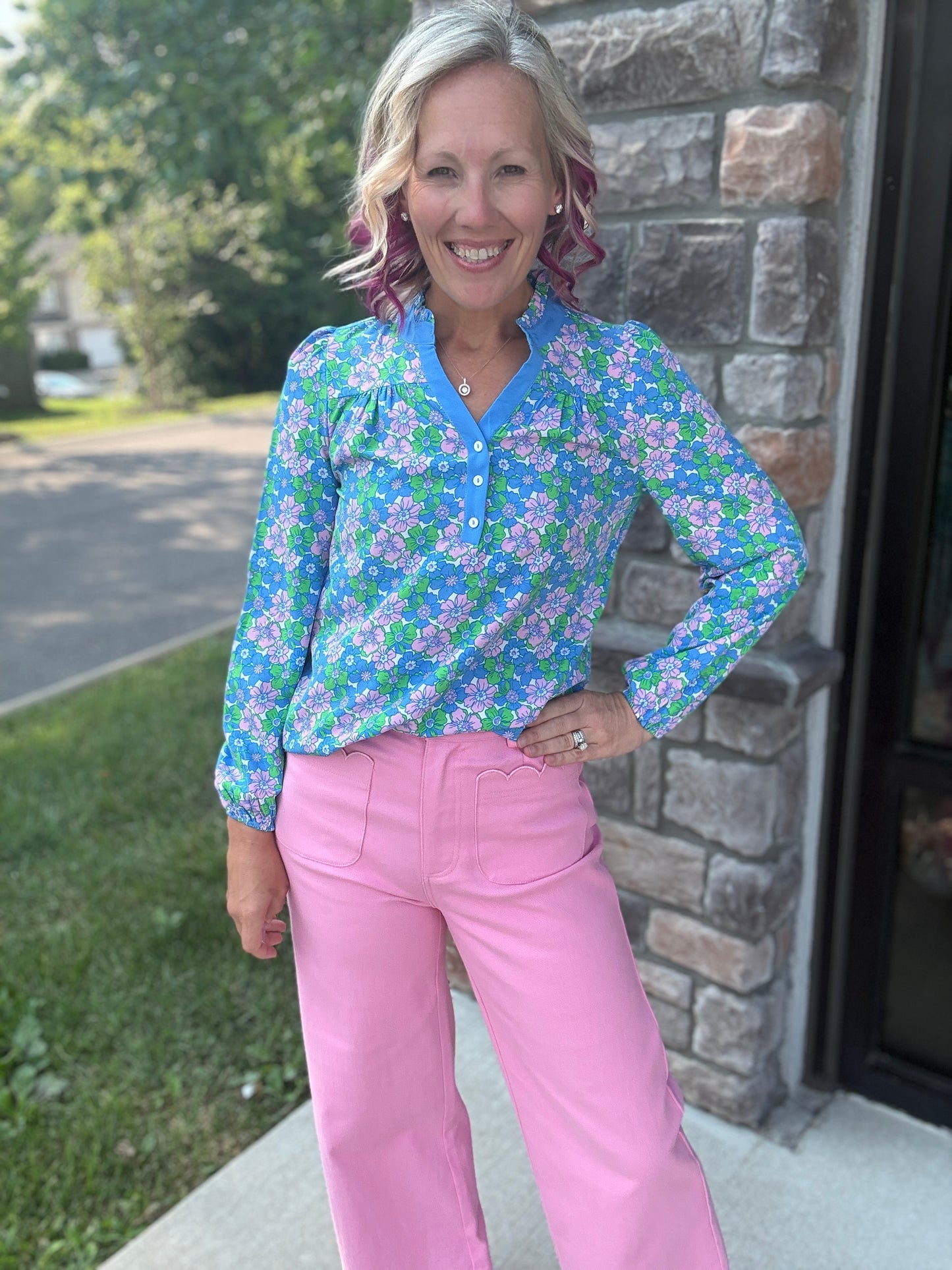 Vintage Posies Top