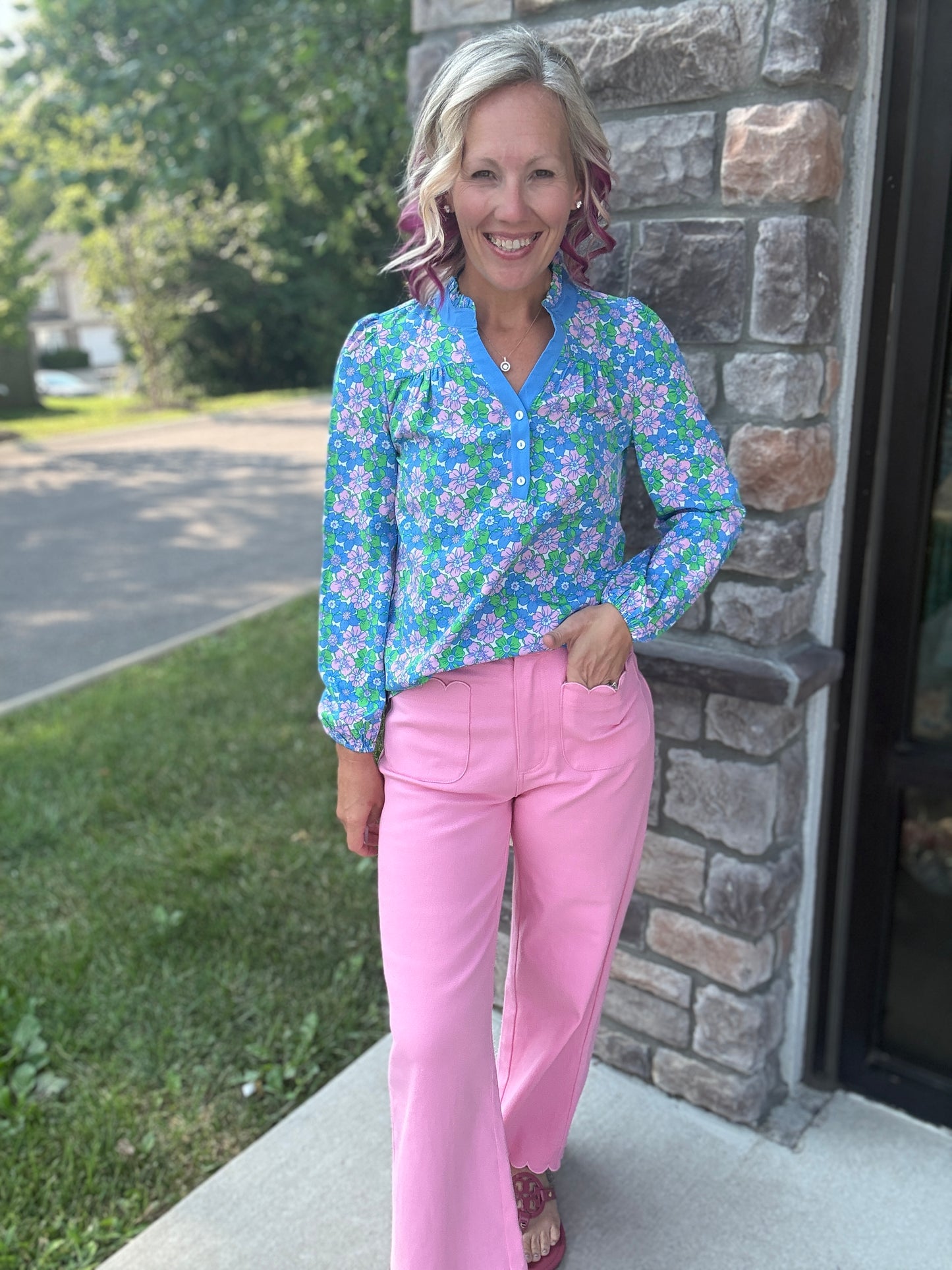 Vintage Posies Top