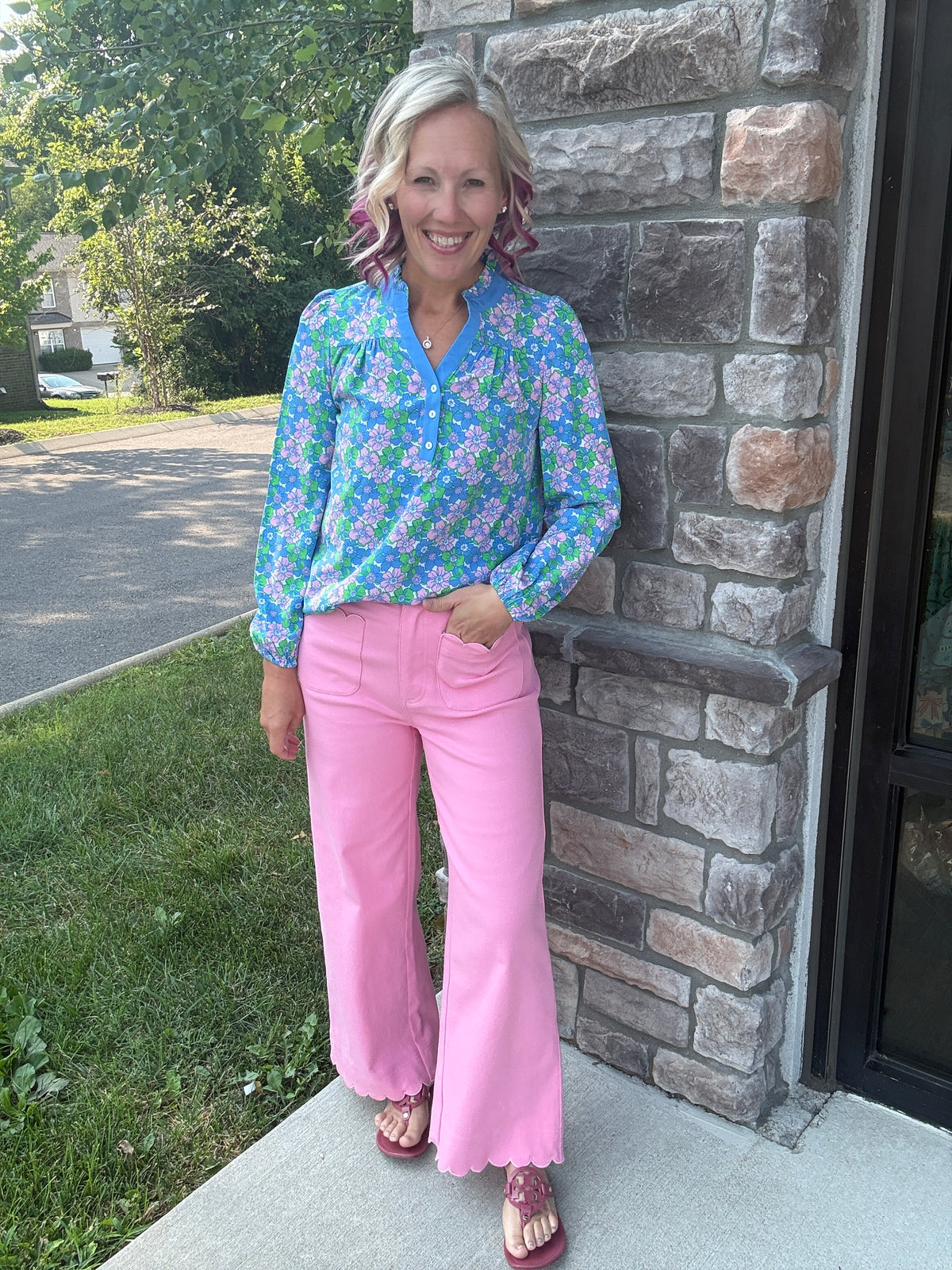Vintage Posies Top